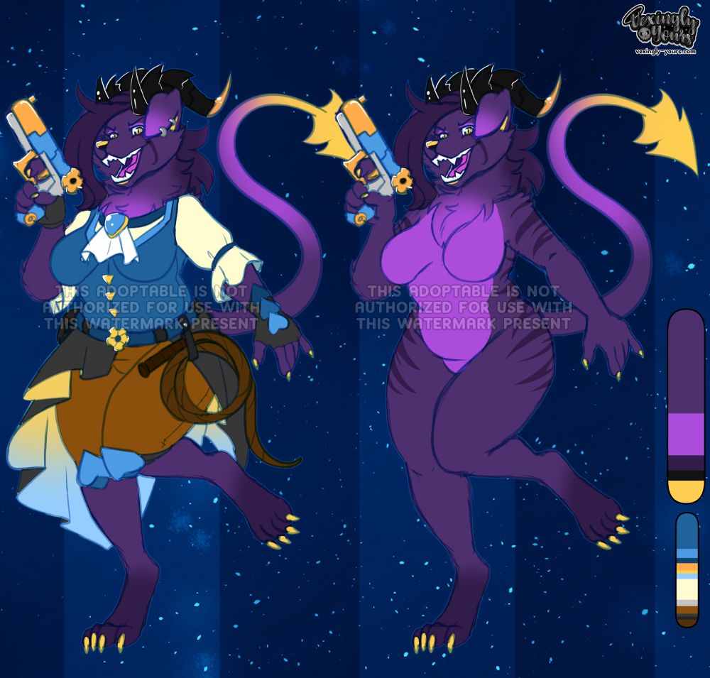 hellhound lady with a gun