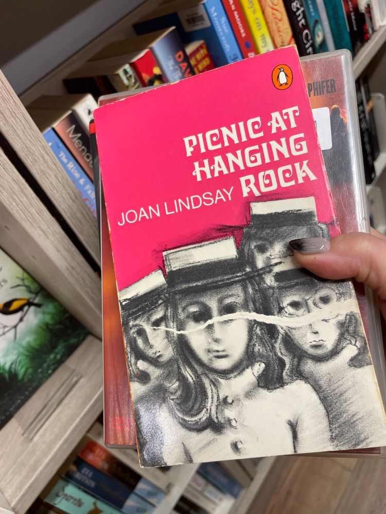 A copy of the book of Picnic at Hanging Rock