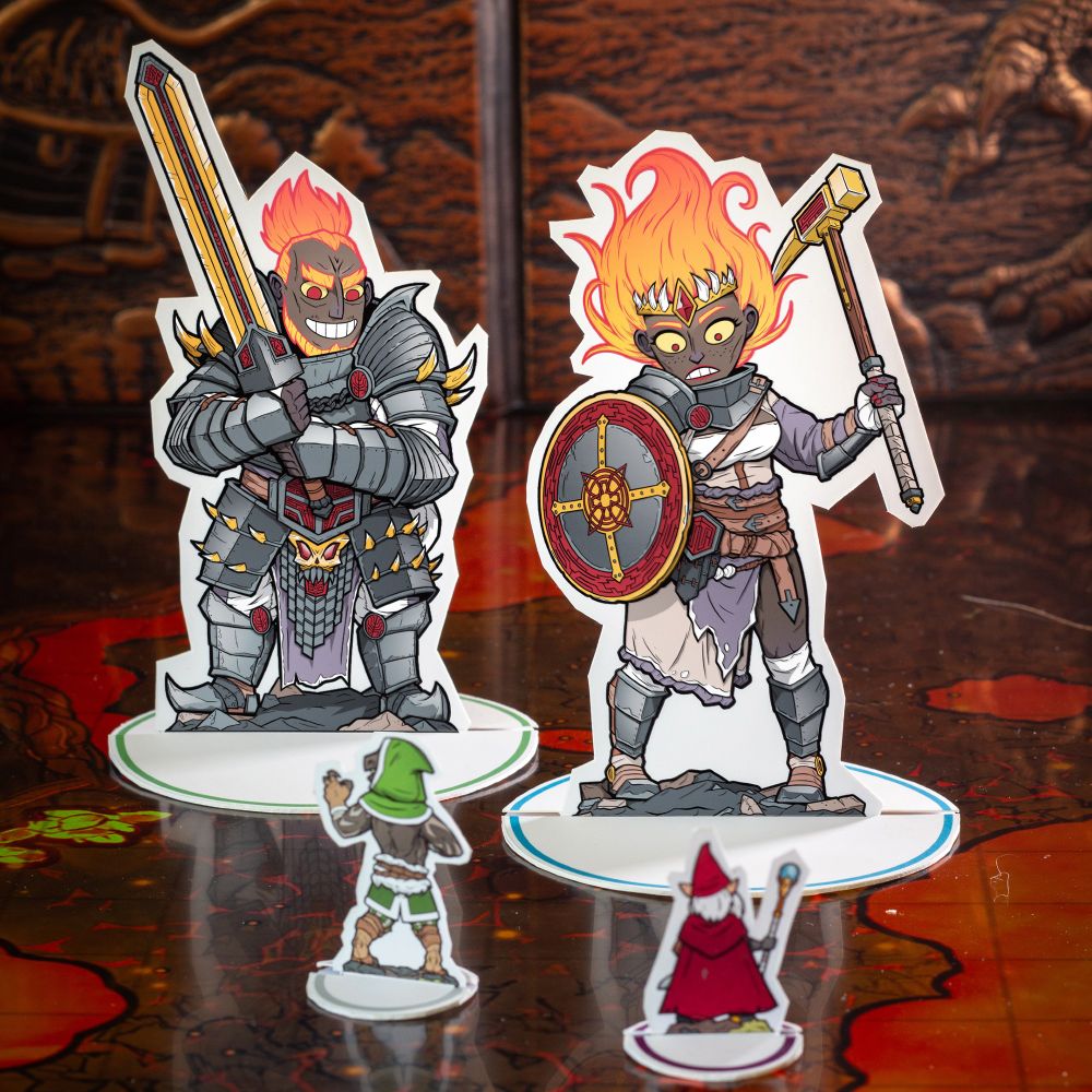 Two fire giants