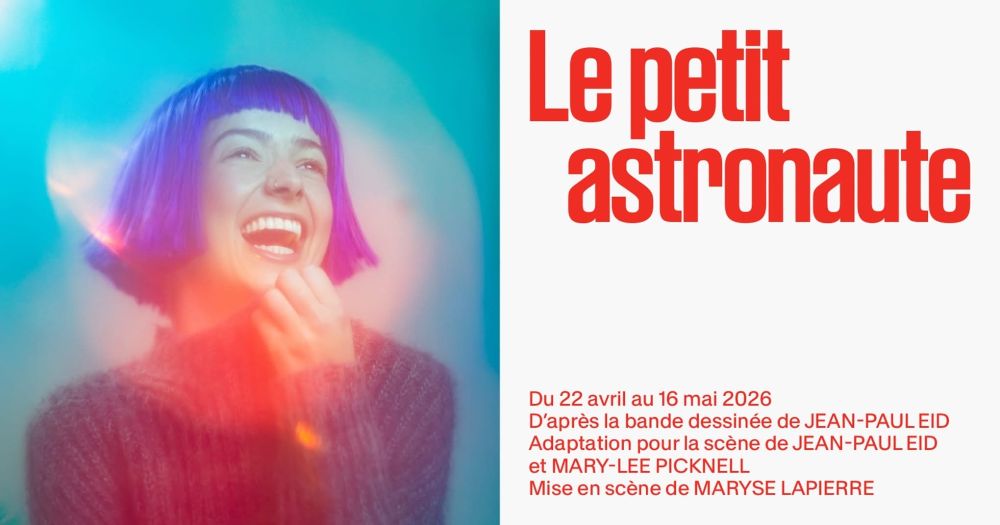 Le petit astronaute passera des planches de BD aux planches du Théâtre du Trident sous la gouverne de la metteure en scène Maryse Lapierre.  J'en ferais l'adaptation avec Mary-Lee Picknell.  Le théâtre, c'est un rêve pour moi. Trop hâte!