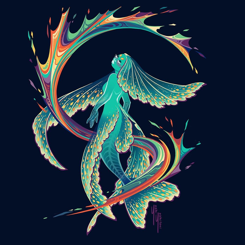 Based on juvenile tripod fish