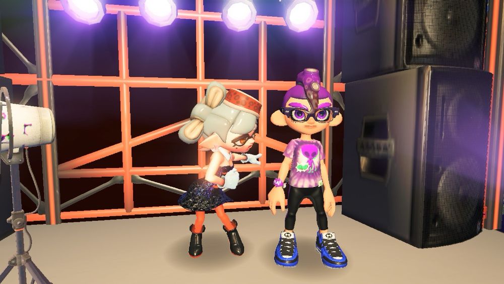 Marie telling me to get off stage
