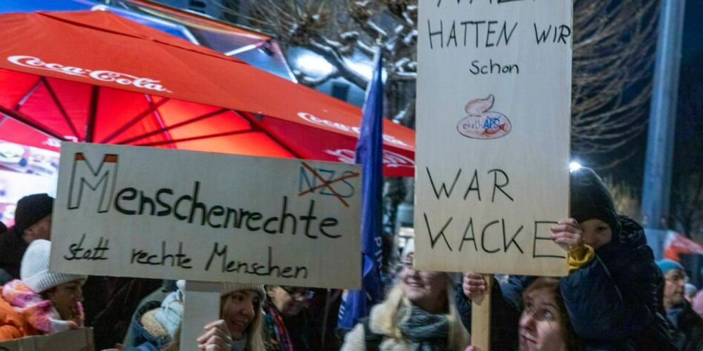 Auf die Straße gegen rechts: Tausende zu Anti-AfD-Demos erwartet