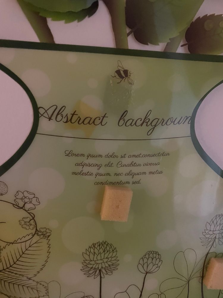 Decoration with the text “Abstract Background” as titled. Followed by Lorenz Ipsum text 