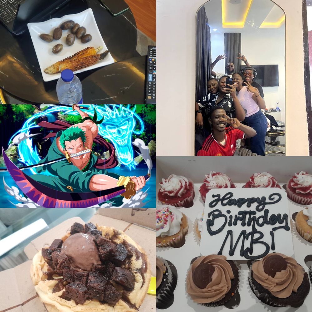this is a 5in1 picture showing my June's highlight 