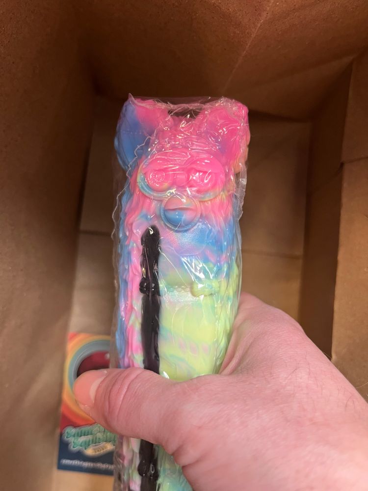 Closer look at Furby dildo head 