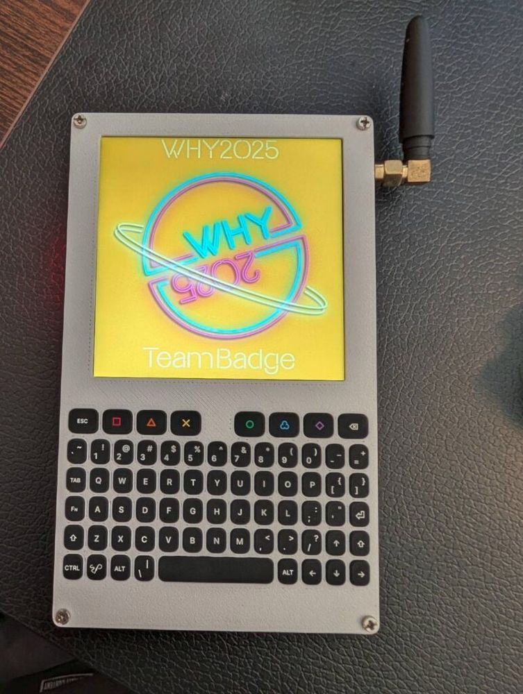 Same badge, but with a different cover and a LoRa antenna