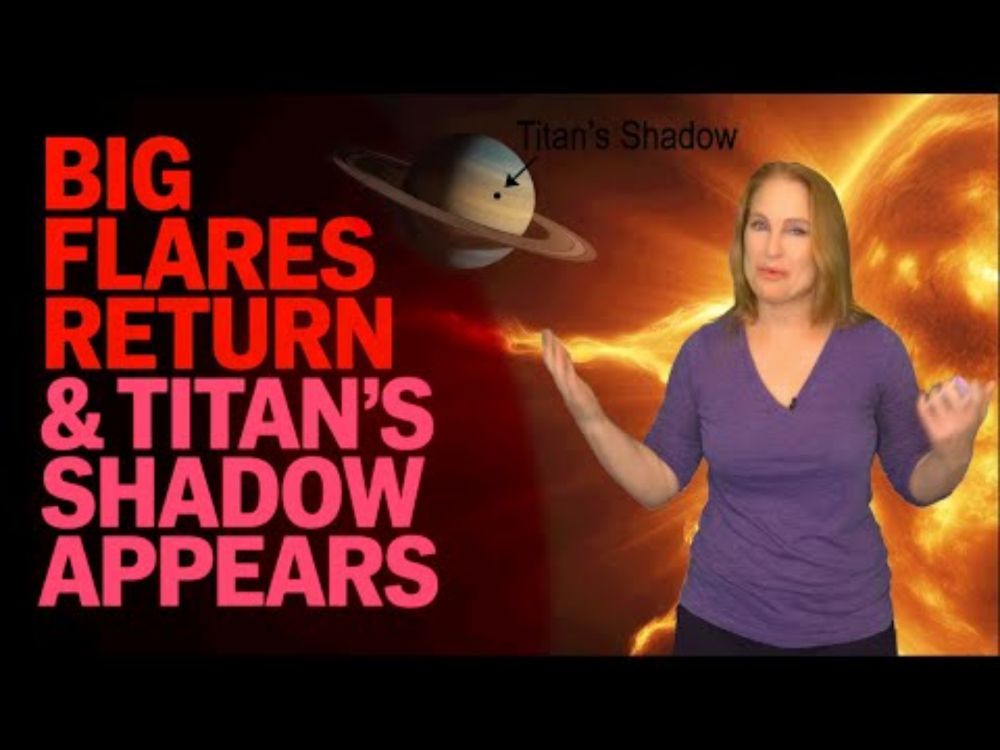 A Big Flare as Regions Grow, Fast Solar Wind and Titan's Shadow | Space Weather News 03 August 2025