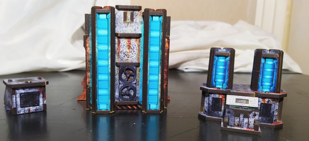 Main power generator terrain from TTCombat's Chroma Kickstarter.