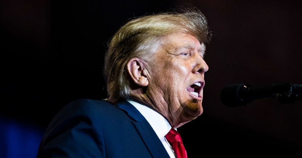 The former president and front-runner for the 2024 Republican nomination leans into his key role in eliminating federal abortion rights, taking credit for state-level bans.