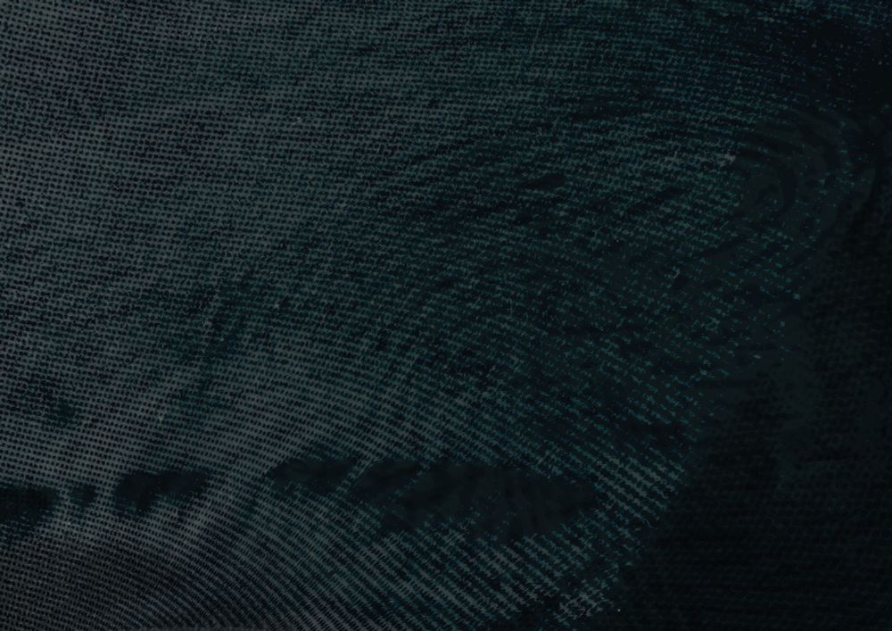 Montage et peinture de plusieurs empreintes digitales et superposition de papier demi-teinte / Montage and painting of several fingerprints overlayed by halftone paper