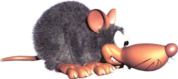 Rat render from donkey Kong country 2