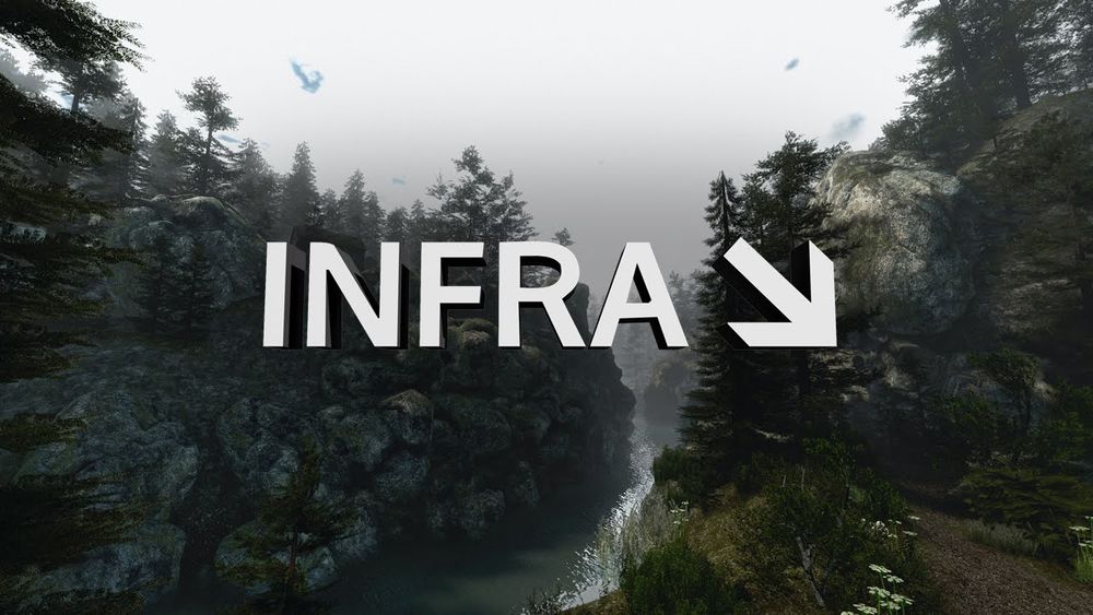 INFRA (2016) logo / background attract