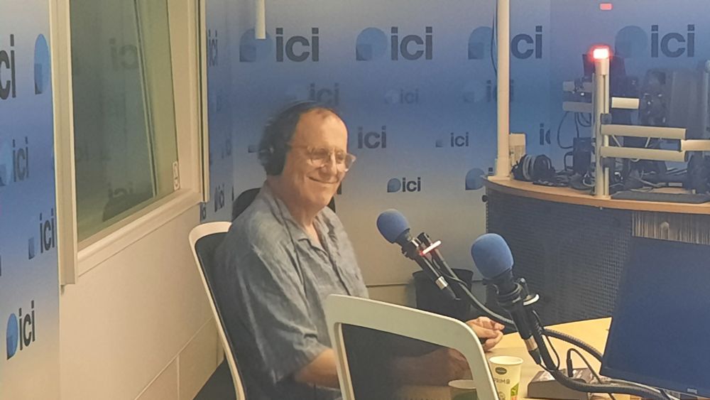 Thierry Beccaro dans le studio Ici Vaucluse