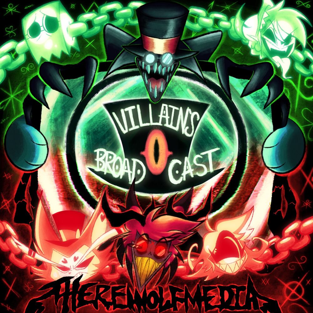 Black Hat VS Alastor (Villainous VS Hazbin Hotel) track art