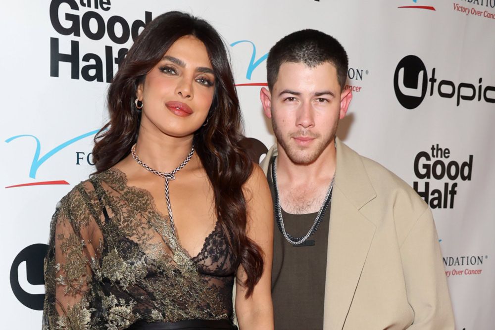 Priyanka Chopra and Nick Jonas at THE GOOD HALF Los Angeles Premiere - Tom + Lorenzo