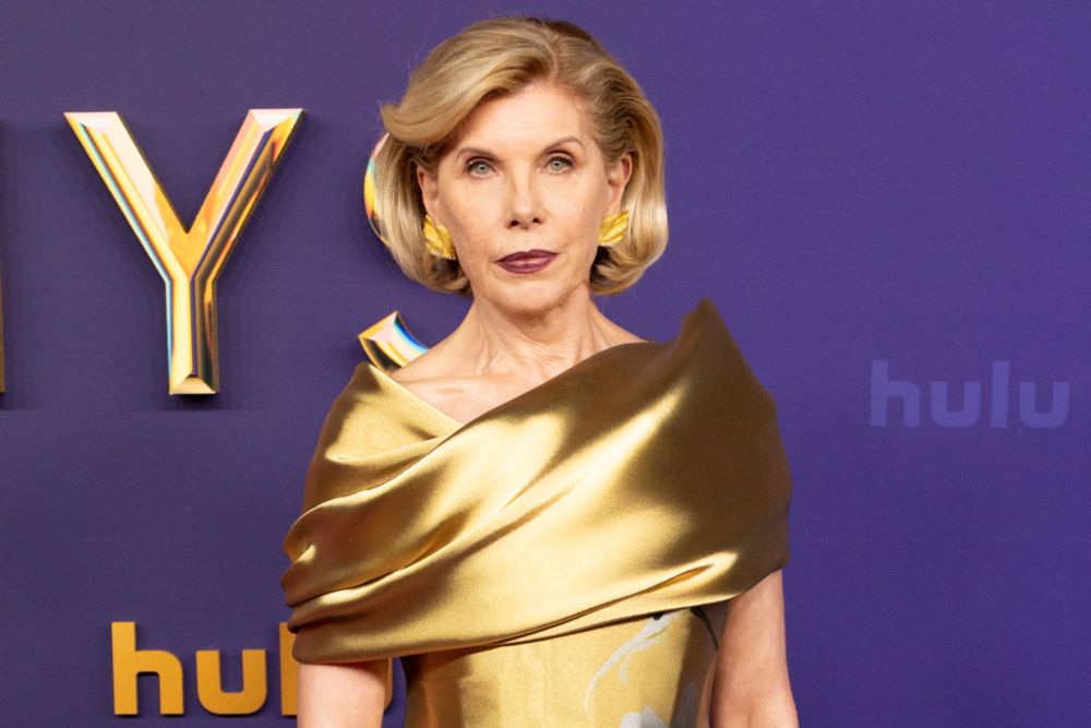 Emmys 2024: THE GILDED AGE Star Christine Baranski in Oscar de la Renta - Tom + Lorenzo