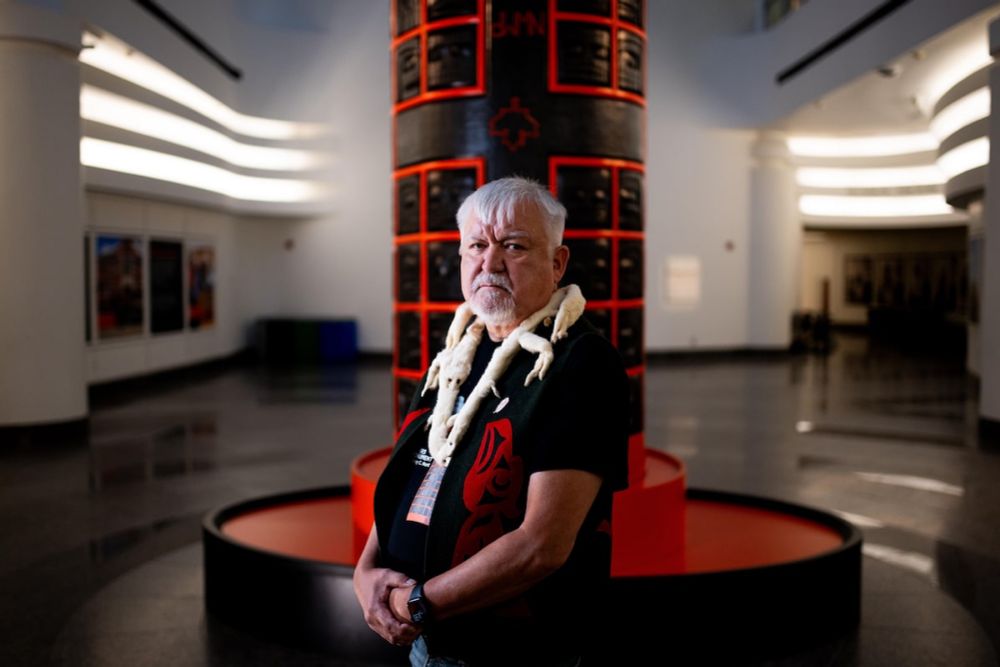 B.C. woodcarver Stanley C. Hunt channels grief into monument honouring children who died at residential schools