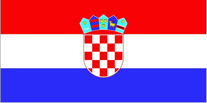 Flag of Croatia 2025. From Wikimedia Commons.