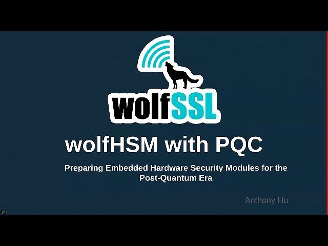 wolfHSM with PQC: Preparing Hardware Security Modules for the Post-Quantum Era