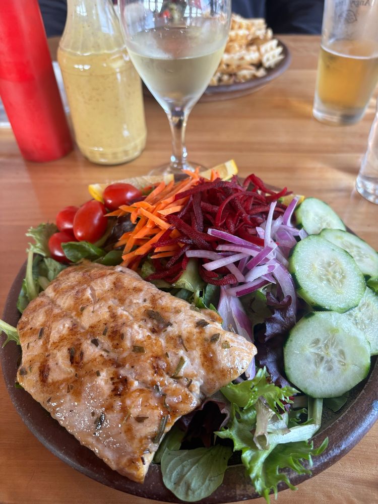 A Lake Superior trout salad