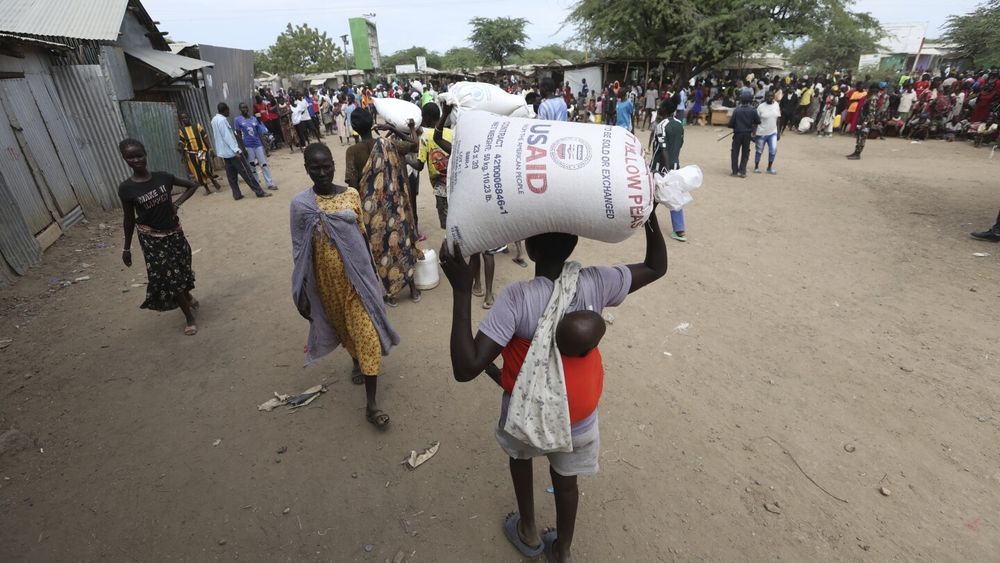 The State Department says its destruction of 500 metric tons of emergency food aid that was stored in a warehouse in the Middle East was required because it had expired.