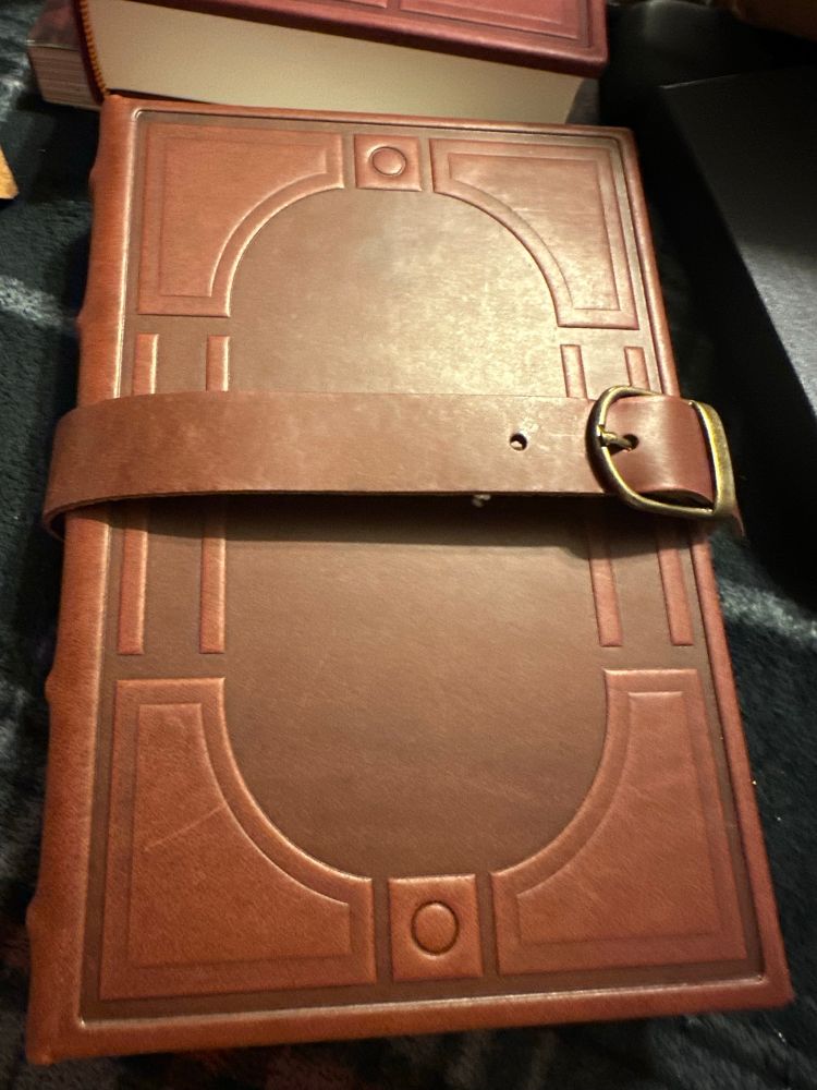 New leather journal