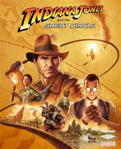 Cover artwork for the video-game Indiana Jones and the Great Circle 