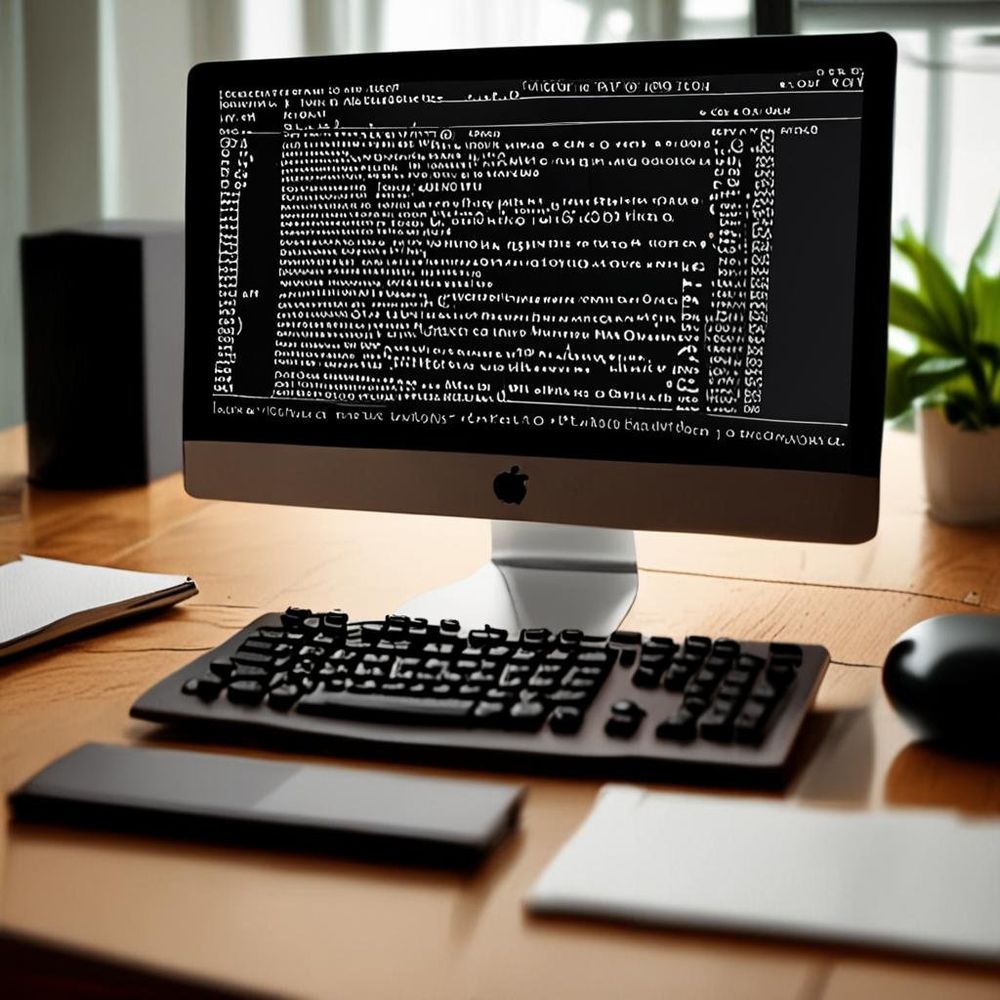 AI-generated tech visualization