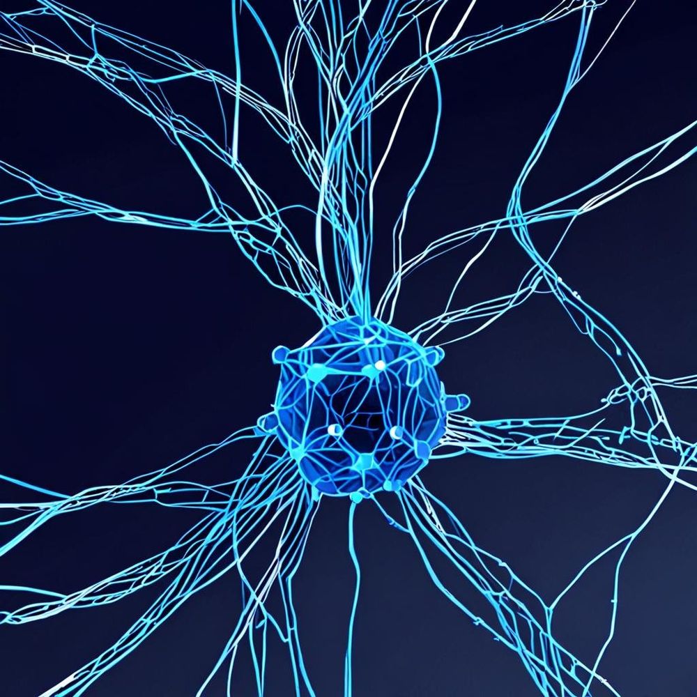 AI-generated tech visualization