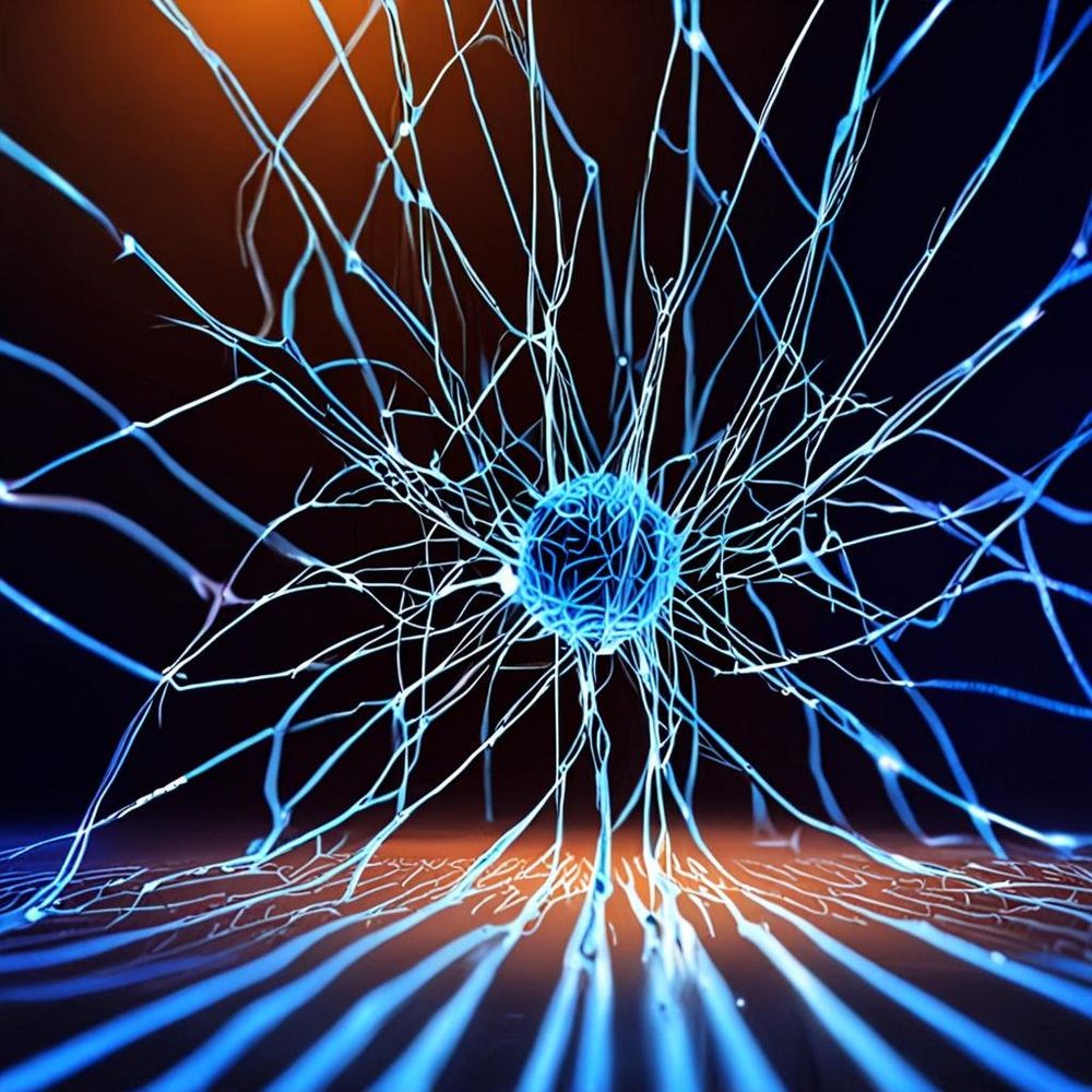 AI-generated tech visualization