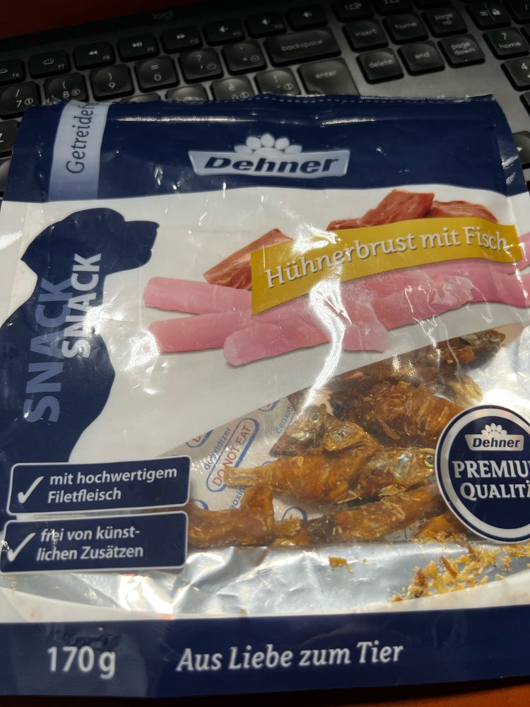 Tüte mit Hundesnacks