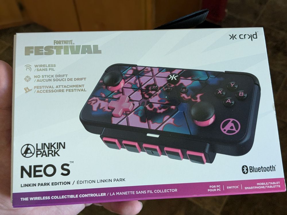 the Linkin Park edition Neo S Fortnite Festival controller