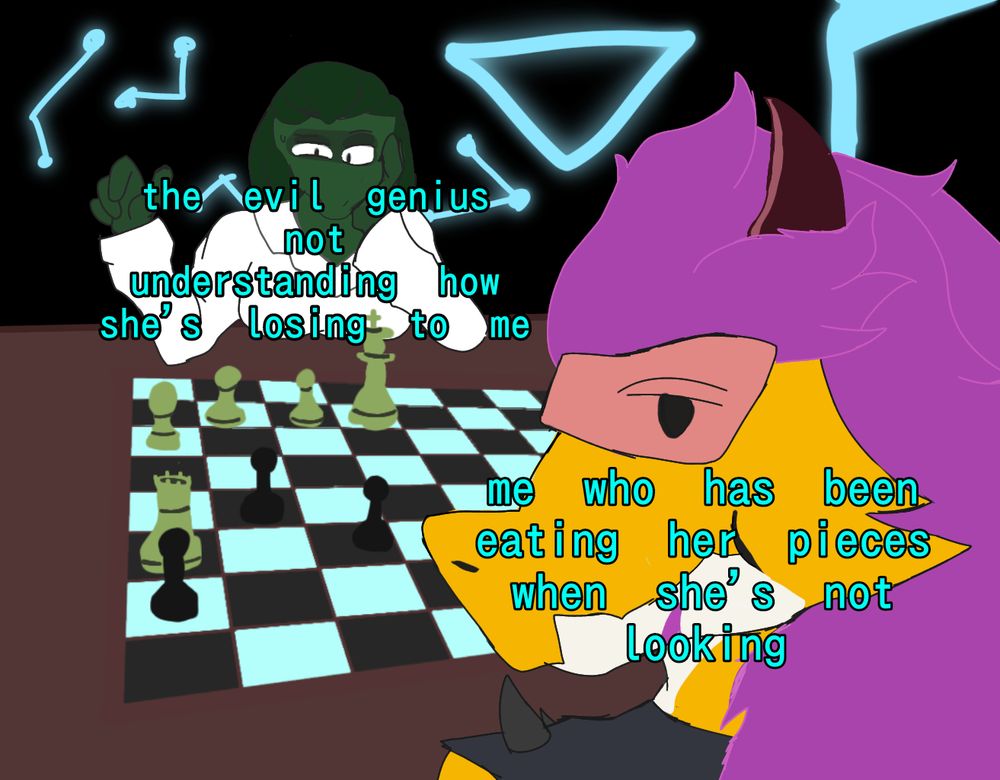 Art by Robert Bentley  Kai Tyde and Dr. Bright were the two contenders for our first Project Cognizant. Kai Tyde was just a rocker bro, Dr. Bright had real plans. The fact the missed out just under the wire is still very amusing to me to this day. People in the cognizant server still talk about it.