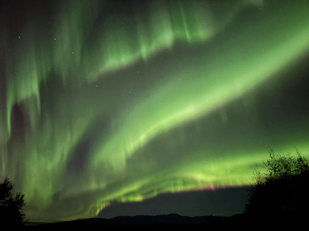 Northern lights over Palmer, Alaska
