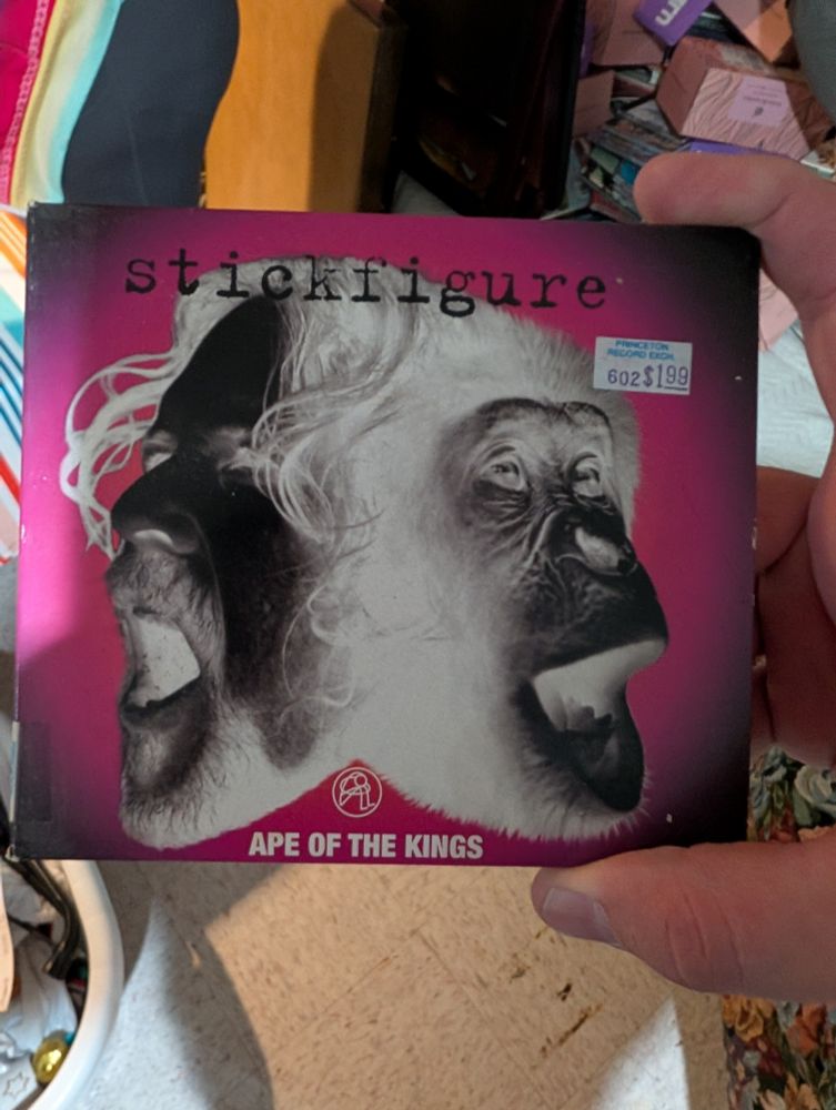 A Stickfigure CD that I bought used for $1.99 around 25 years ago. The band was fronted by Jack McDowell.