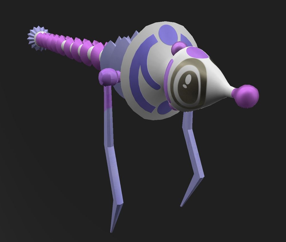 work in progress for an upcoming fan animated music video, featuring some basic texturing on a snake-like creature