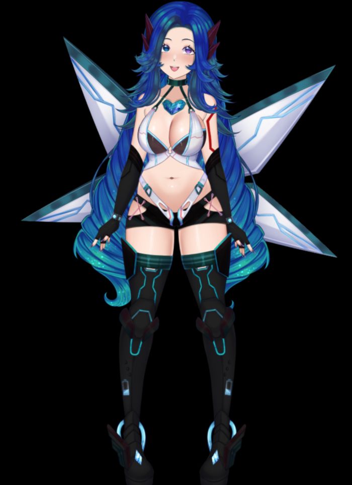 Praxsune Miku, a recolor of Praxis based on Hatsune Miku. The hair is a bit darker than Miku's, which is something I'm working on figuring out a solution for.
