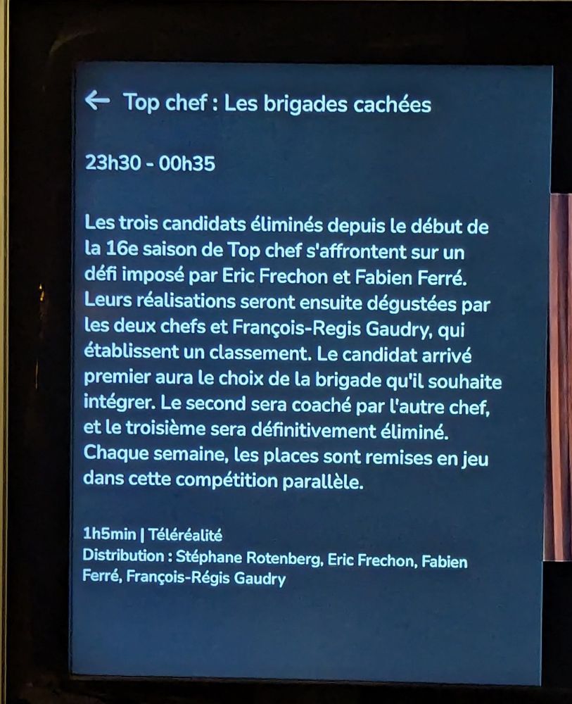Texte décrivant la 3eme partie de top chef ; les brigades cachées !! 