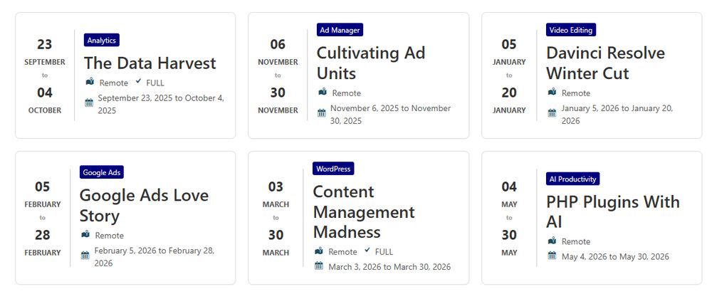 Magazine Events Manager by Robert Sachristan (8/25) 