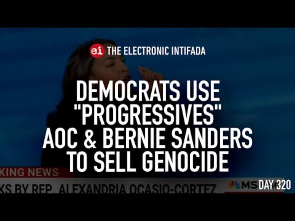 Democrats use "progressives" AOC and Bernie Sanders to sell genocide, with Ali Abunimah