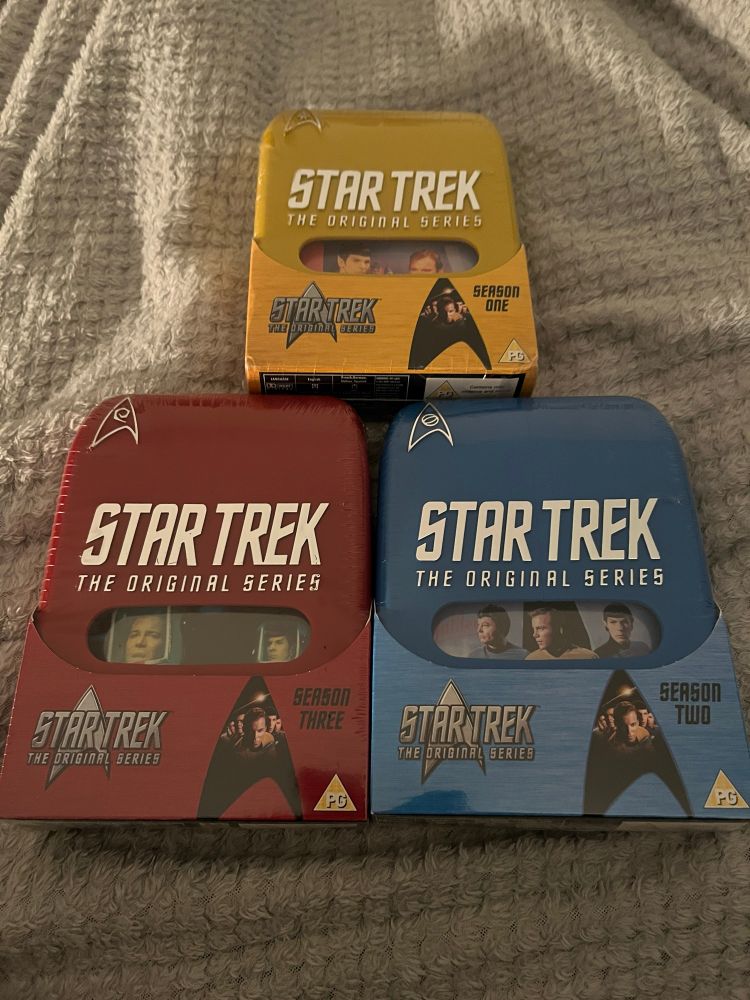 Star Trek the original series DVD’s in the 2004 design boxsets 