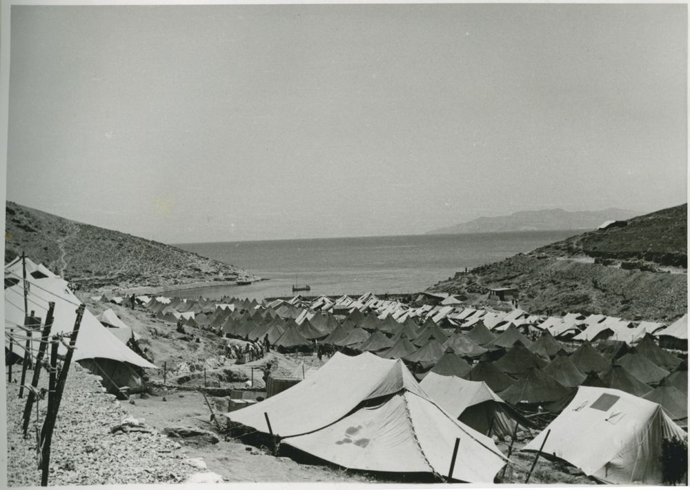 Gyaros Island of Exile - Penitentiary camp nr.1, 13.06.1948, ICRC V-P-HIST -E-05801.JPG