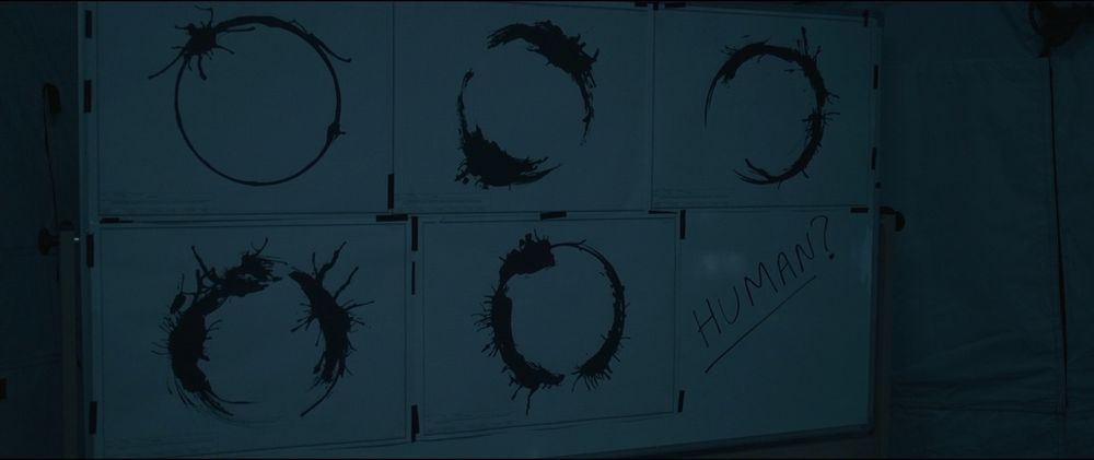 An image of Heptapod language in Arrival 