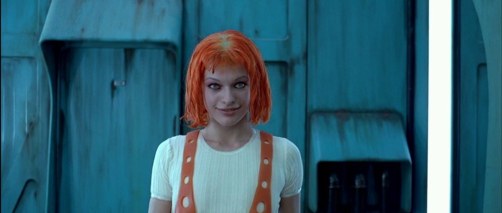 An image of Leeloo from The Fifth Element