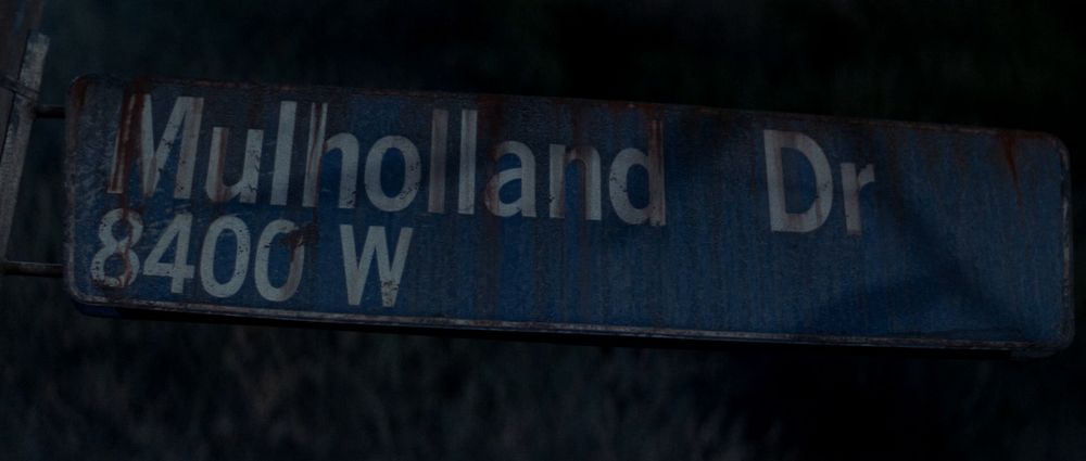 Mulholland Dr sign from Escape from L.A