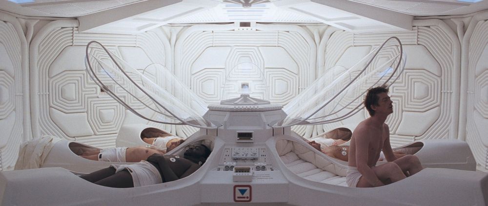 The crew of the Nostromo in waking from from hypersleep in Alien