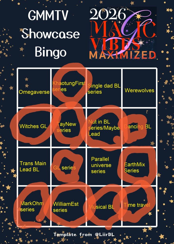 My 2026 bingo card. Successful. 