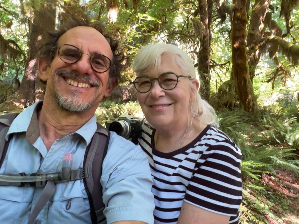 Wife and I in the Hoh Rainforest