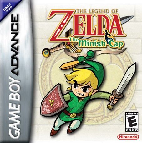 game cover art for legend of zelda: the minish cap